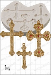 'Crosses (Large)' Silicone Mould